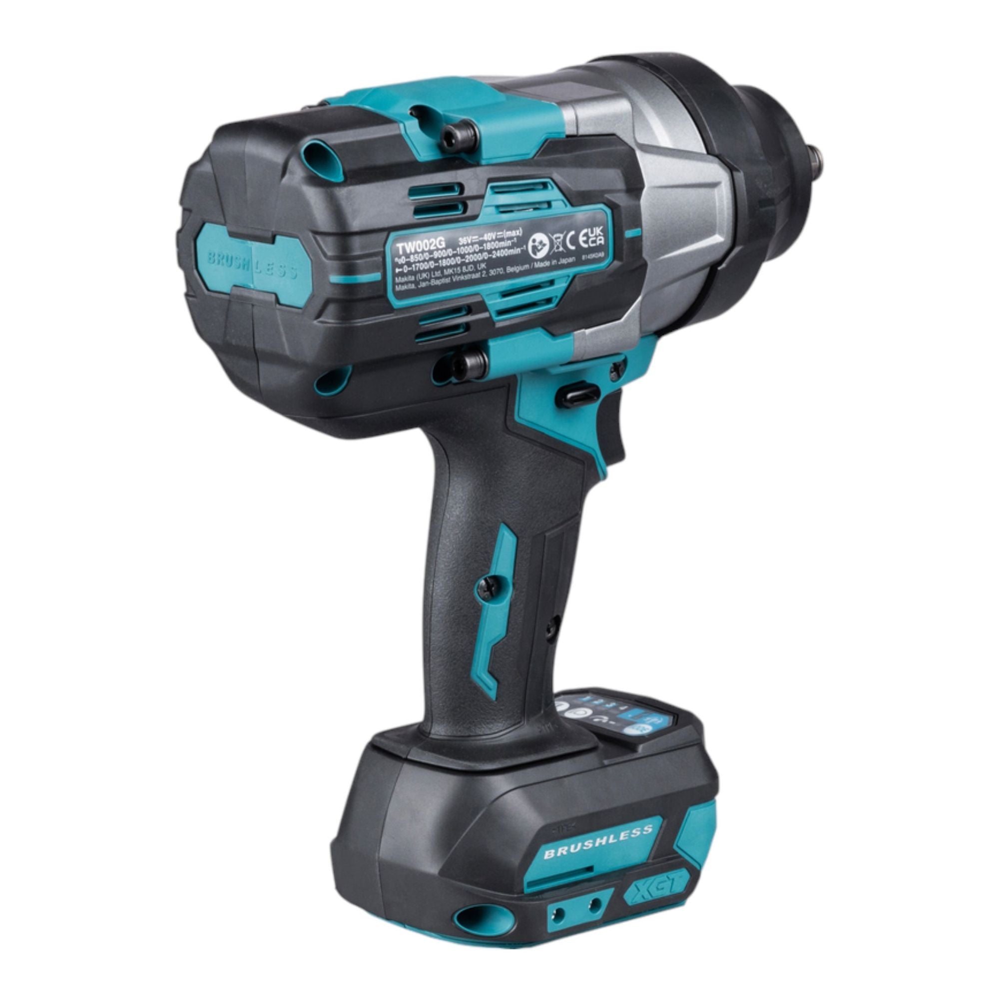 Makita TW 002 GM201 Akku Schlagschrauber 40 V max 2200 Nm 1 2 Brushless 2x Akku 4 0 Ah Ladegeraet Makpac 2 - toolbrothers