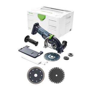 Festool DSC-AGC 18-125 FH Li EB-Basic Akku Freihandtrennsystem 125mm 18V Brushless ( 575759 ) + systainer + 2x Trennscheiben - ohne Akku, ohne Ladegerät