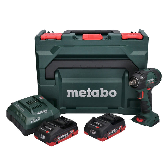 Metabo SSW 18 LTX 300 BL Akku Schlagschrauber 18 V 300 Nm 1/2" Brushless ( 602395800 ) + 2x Akku 4,0 Ah + Ladegerät + metaBOX - Toolbrothers