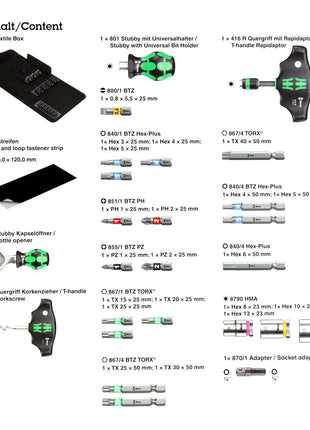 Wera Adventskalender Handwerkzeug Bits und Schraubendreher 10 Jahres Edition Männergeschenk ( 05136600001 ) - Toolbrothers