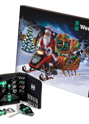 Wera Adventskalender Handwerkzeug Bits und Schraubendreher 10 Jahres Edition Männergeschenk ( 05136600001 ) - Toolbrothers