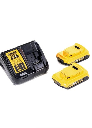 DeWalt DCS 334 D2 Akku Pendelhub Stichsäge 18V Brushless + 2x Akku 2,0Ah + Ladegerät + TSTAK - Toolbrothers