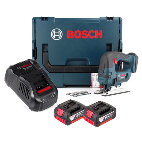 Bosch GST 18 V-LI B Akku Stichsäge 18V + 2x Akku 3,0Ah + Ladegerät + L-Boxx - Toolbrothers