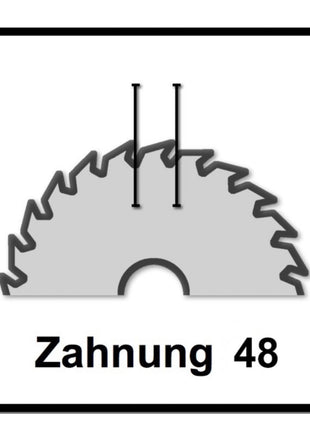 Bosch Kreissägeblatt Standard for Wood 160 x 1,5 x 20 / 15,875 mm 48 Zähne (2x 2608837678 ) - Toolbrothers