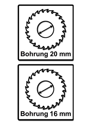 Bosch Kreissägeblatt Standard for Wood 165 x 1,5 x 20 / 16 mm 36 Zähne ( 2x 2608837686 ) - Toolbrothers