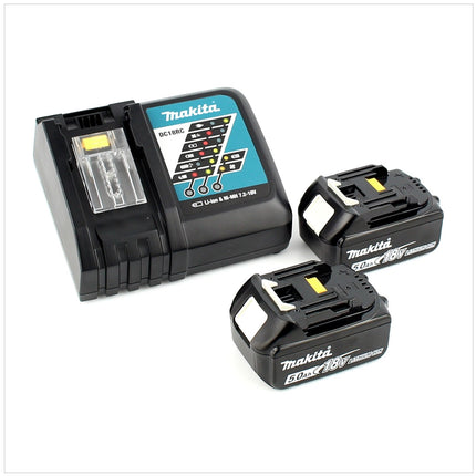 Makita Power Source Kit Li 18V mit 2x BL1850B Akku 5,0Ah + DC18RC Ladegerät ( 197570-9 ) - Toolbrothers