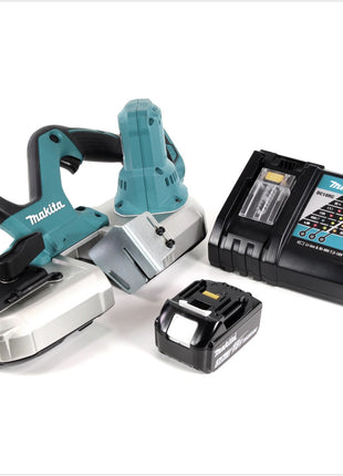 Makita DPB 182 RF1 Akku-Bandsäge 18V LXT + 1x Akku 3Ah + Akku Ladegerät DC 18 RC - Toolbrothers