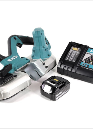 Makita DPB 182 RT Akku-Bandsäge 18V LXT + 1x Akku 5,0Ah Li-Ion + Akku Ladegerät - Toolbrothers