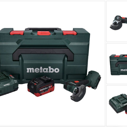 Metabo CC 18 LTX Akku Winkelschleifer 18 V 76 mm Brushless + 1x Akku 5,5Ah + Ladegerät + metaBOX - Toolbrothers