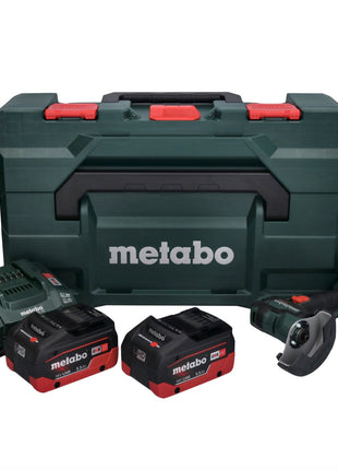 Metabo CC 18 LTX Akku Winkelschleifer 18 V 76 mm Brushless + 2x Akku 5,5 Ah + Ladegerät + metaBOX - Toolbrothers