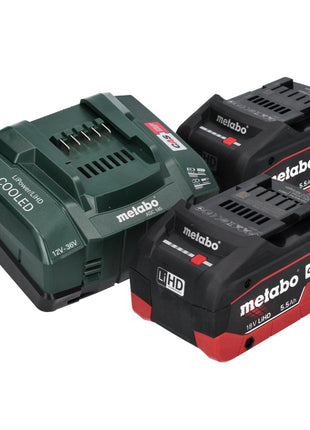 Metabo CC 18 LTX Akku Winkelschleifer 18 V 76 mm Brushless + 2x Akku 5,5 Ah + Ladegerät + metaBOX - Toolbrothers