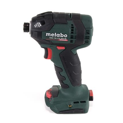 Metabo SSD 18 LTX 200 BL Akku Schlagschrauber 18V 200Nm 1/4" Brushless + 2x Akku 4,0Ah + Ladegerät + MetaLoc - Toolbrothers