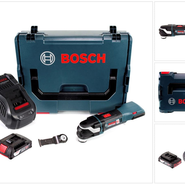 Bosch GOP 18V-28 Akku Multi-Cutter 18V Brushless StarlockPlus + 1x Akku 2,0Ah + Ladegerät + L-Boxx - Toolbrothers