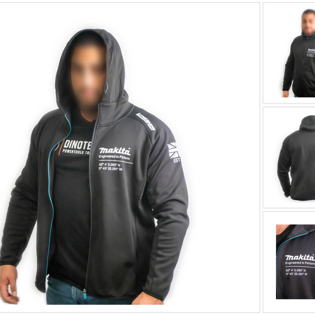 Makita Kapuze Hoodie Jacke L Polyester Arbeit und Freizeit 98P1818 L  0 - toolbrothers