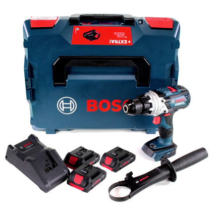 Bosch GSB 18V-110 C taladradora de percusión con acumulador Profesional 18V 110Nm+ 3x ProCore acumulador 4,0 Ah + cargador + L-Boxx ( 0615990L4N )