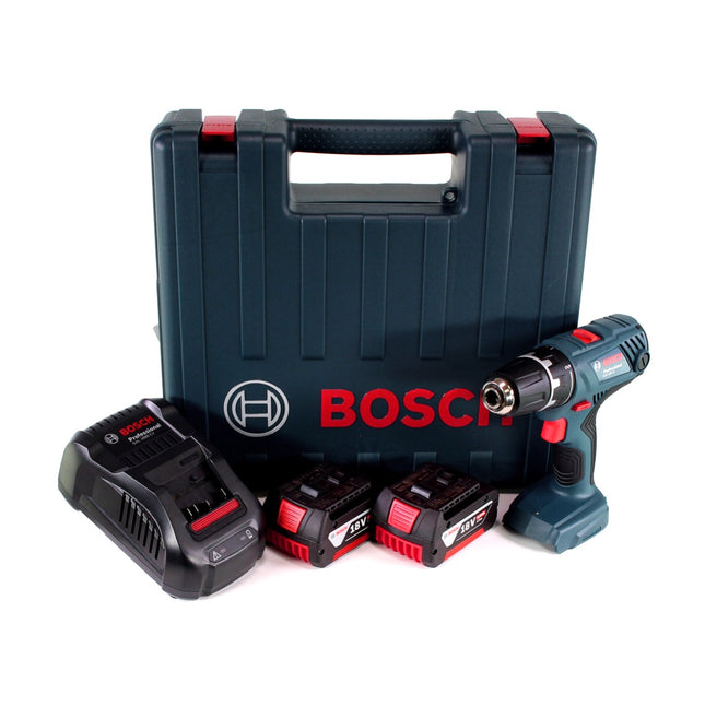 Bosch GSR 18 V-21 Professional Trapano avvitatore a batteria in valigetta da trasporto - senza batteria, senza caricabatterie