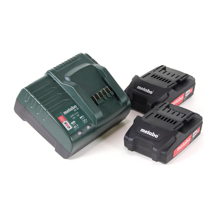 Taladro atornillador a batería Metabo BS 18 Quick 18V 48Nm + 2x baterías 2.0Ah + cargador + maletín (602217950)