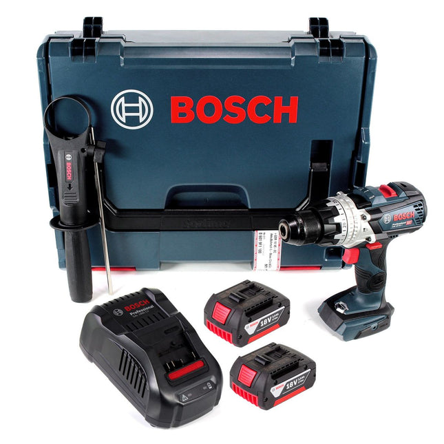 Bosch GSB 18V-85 C cordless impact drill 18V 85Nm 1/2" brushless + 2x rechargeable battery 3.0Ah + charger + L-Boxx