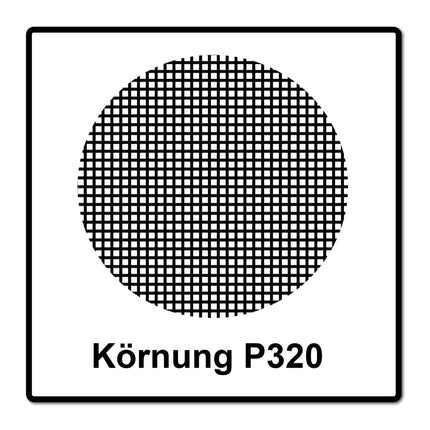Mirka ABRANET Grip sanding discs, Diameter 77mm, P320 - 100 pcs. (2x 5420305032)