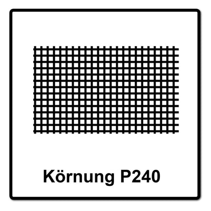 Mirka ABRANET tiras de lija Grip 93x180mm P240 100 piezas (2x 5412805025)