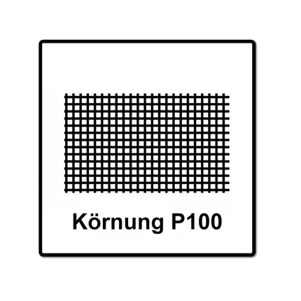 Mirka ABRANET 81x133mm Puño P100, 100ud. (2x5417805010)
