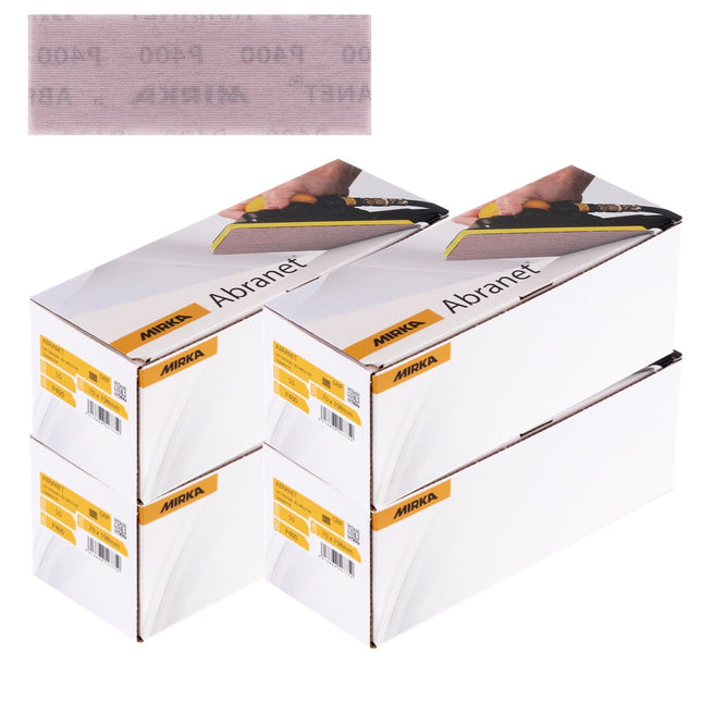 Mirka ABRANET 70x198mm Puño P400, 200ud. (4x5415005041)