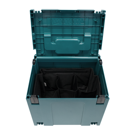 Fresadora multifuncional a batería Makita DRT 50 ZJ 18 V sin escobillas + inserto + Makpac