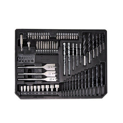 Makita DTD 171 STX4 Akku Schlagschrauber 18 V 180 Nm 1/4" Brushless + 1x Akku 5,0 Ah + Ladegerät + 70 tlg. Bit Bohrer Set + Koffer