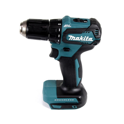 Taladro atornillador inalámbrico Makita DDF 483 SMX4 18 V 40 Nm sin escobillas + 1x batería 4,0 Ah + cargador + 70 piezas. Juego de brocas + estuche