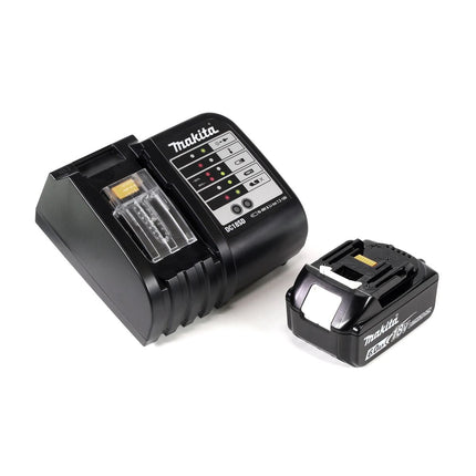 Taladro atornillador inalámbrico Makita DDF 483 SGX4 18 V 40 Nm sin escobillas + 1x batería 6,0 Ah + cargador + 70 piezas. Juego de brocas + estuche