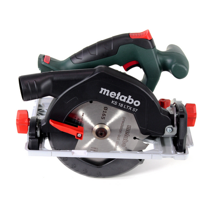 Metabo KS 18 LTX 57 Cordless circular saw 18V 165x20mm + 1x battery 5,2Ah + MetaLoc - without charger