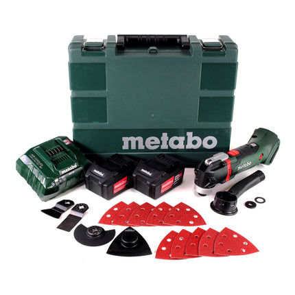 Metabo MT 18 LTX Utensile multifunzione a batteria 18V + 2x Batterie 5,2Ah + Caricabatterie + Valigetta