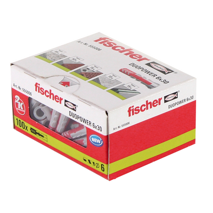 Fischer Tasselli DUOPOWER 6x30mm - 100 pz. ( 555006 )