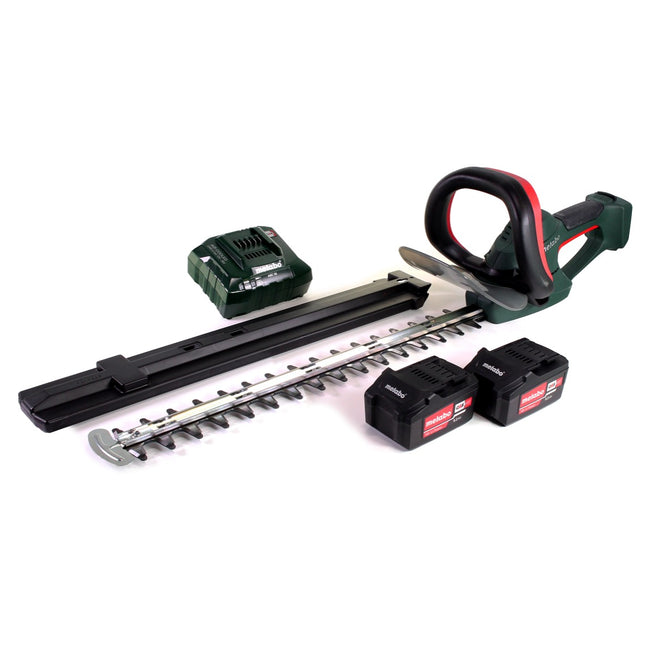 Metabo AHS 18-55 V cordless hedge trimmer 18V 53cm + 2x battery 5.2Ah + charger