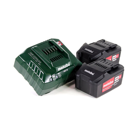 Metabo AHS 18-55 V Akku Heckenschere 18V 53cm + 2x Akku 5,2Ah + Ladegerät