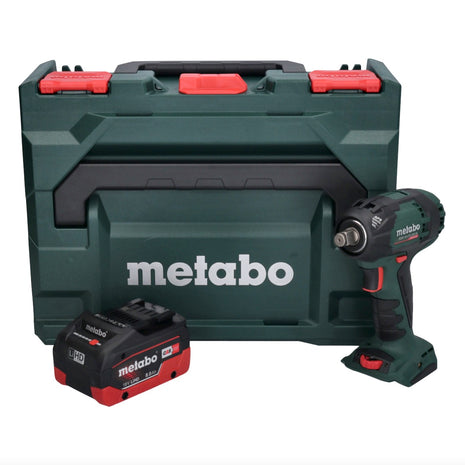 Metabo SSW 18 LTX 300 BL avvitatore a impulsi a batteria 18 V 300 Nm 1/2" brushless + 1x batteria ricaricabile 8,0 Ah + metaBOX - senza caricabatterie