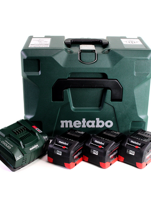 Set básico Metabo LIHD + 3x batería 8,0 Ah + 1x cargador + Metaloc