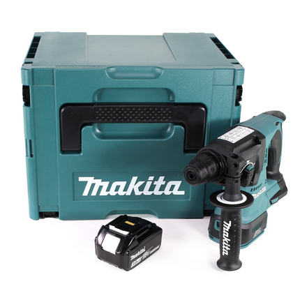 Trapano a percussione a batteria Makita DHR 242 F1J 18V 2.0J SDS-plus Brushless + 1x batteria ricaricabile 3.0Ah + Makpac - senza caricabatterie