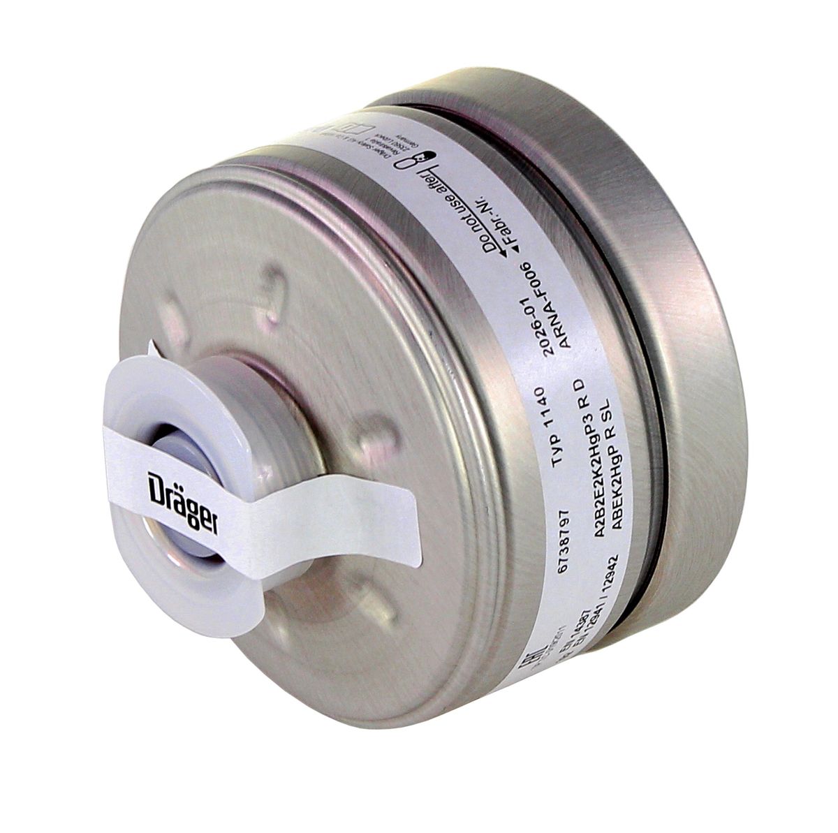 Dräger X-plore Rd40 Filtro per respiratori A2B2E2K2 Hg P3 R D ( 6738797 ) EN148-1 per maschere X-plore 6000