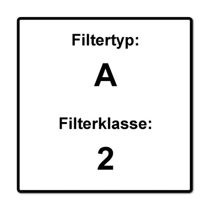 Dräger X-plore A2 Filtro a baionetta per gas - adatto a X-plore 3300 3500 5500 ( 6738873 ) - 20 pz.
