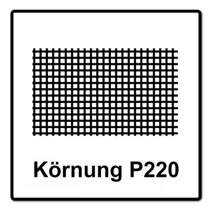 Mirka Goldflex Soft Rotolo di carta abrasiva 115x125mm, P220, 200 fogli ( 2912707022 )