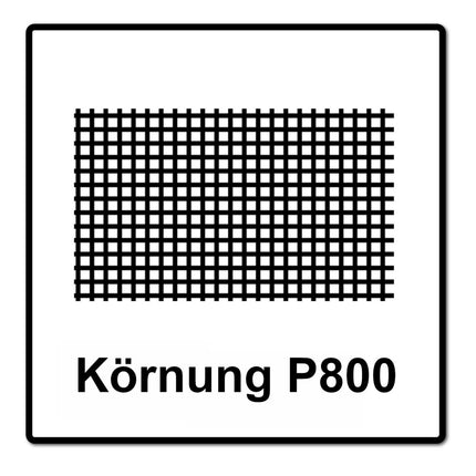 Mirka Goldflex Soft Rotolo di carta abrasiva 115x125mm, P800, 200 fogli ( 2912707081 )