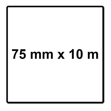 Mirka ABRANET Schleifpapier Rolle 75mm x 10m P240 Schleifrolle Klett ( 545BI001253R )