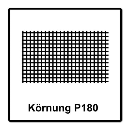 Mirka ABRANET Schleifpapier Rolle 115mm x 10m P180 Schleifrolle Klett ( 545BY001183R )