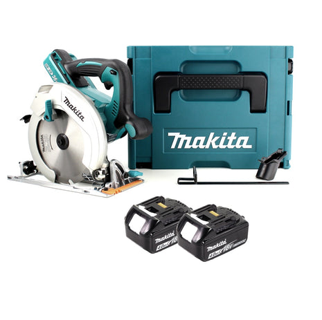 Makita DHS 710 MJ 36 V sans fil Li-Ion Scie circulaire 190 mm + 2x batterie 4,0Ah + Makpac - sans chargeur