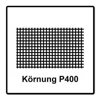 Mirka ABRANET 2x Schleifpapier Rolle 115mm x 10m P400 Schleifrolle Klett ( 2x 545BY001413R )