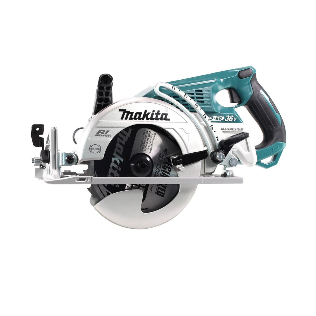 Makita DRS 780 Z Sega circolare a batteria 36V ( 2x18V ) 185 mm Brushless - senza batteria, senza caricabatterie