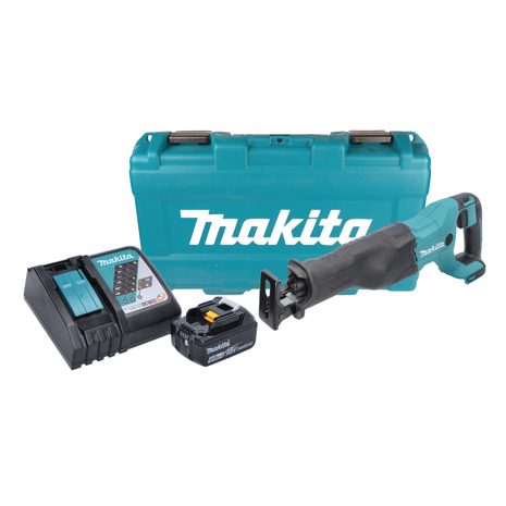 Makita DJR186RGK Cordless Reciprocating Saw 18V + 1x Battery 6.0 Ah + Charger + Case