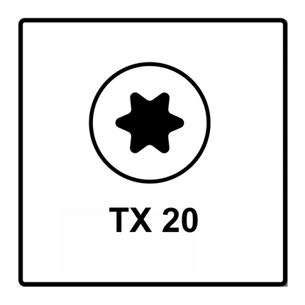 Fischer Power-Fast II FPF II Spanplattenschraube 4,0x50 mm 200 Stück ( 670162 ) Senkkopf mit Torx Vollgewinde galvanisch verzinkt, blau passiviert