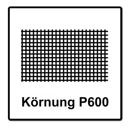Mirka Goldflex Soft Perforated sanding sheet 115x125mm, P600 - 400 pcs. (2x 2912707061)